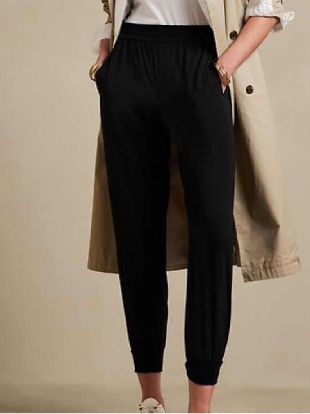 Banana Republic Airstretch Jogger black size XS